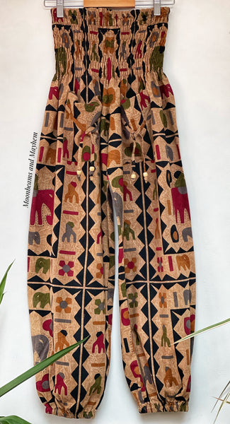 WONDERFUL SAHARA COTTON HAREM PANTS (SIZE M) - MoonbeamsandMayhem