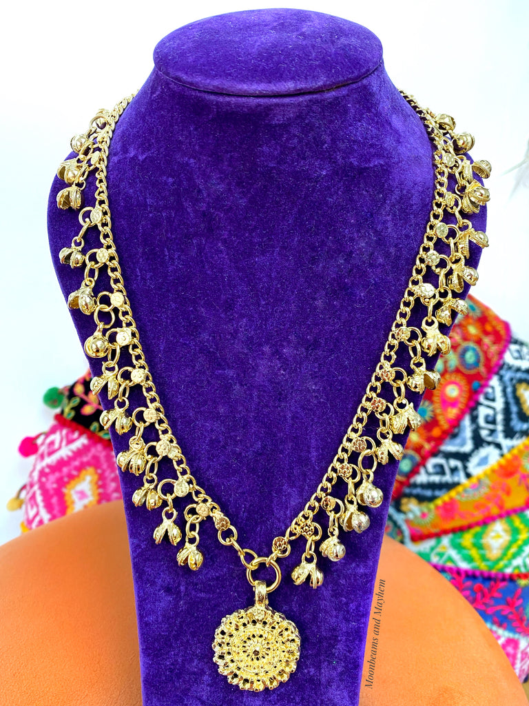 BOLLYWOOD BELLS NECKLACE - MoonbeamsandMayhem