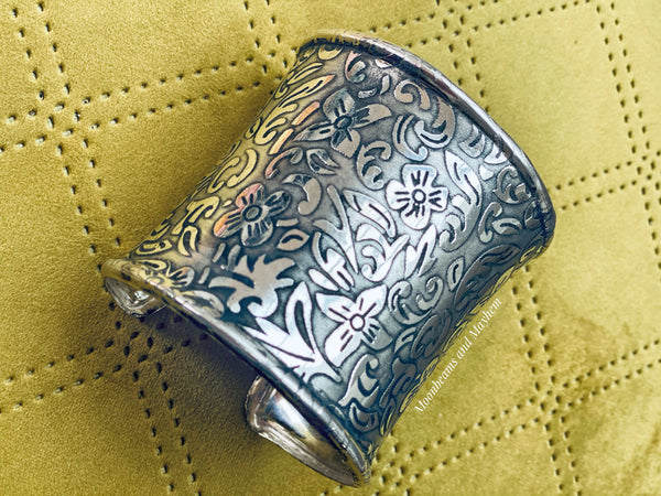 BLOOMING MEADOW CUFF / BRACELET - MoonbeamsandMayhem