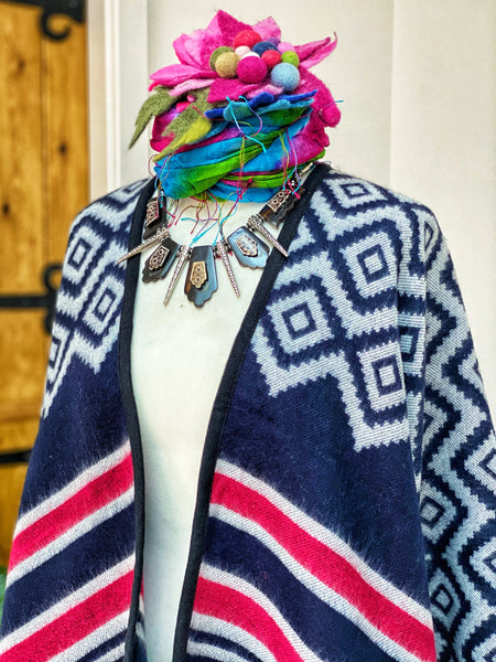 FABULOUS WILD SPIRIT BLANKET WRAP / COAT - MoonbeamsandMayhem