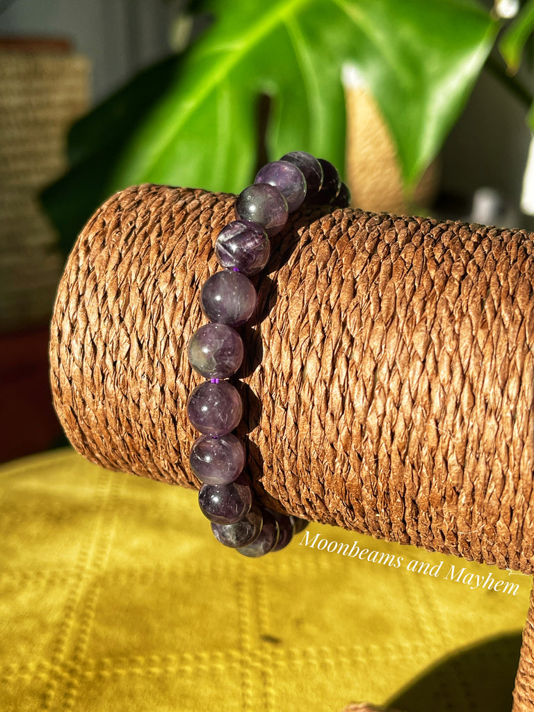 BEAUTIFUL AMETHYST CRYSTAL POWER BRACELET - MoonbeamsandMayhem