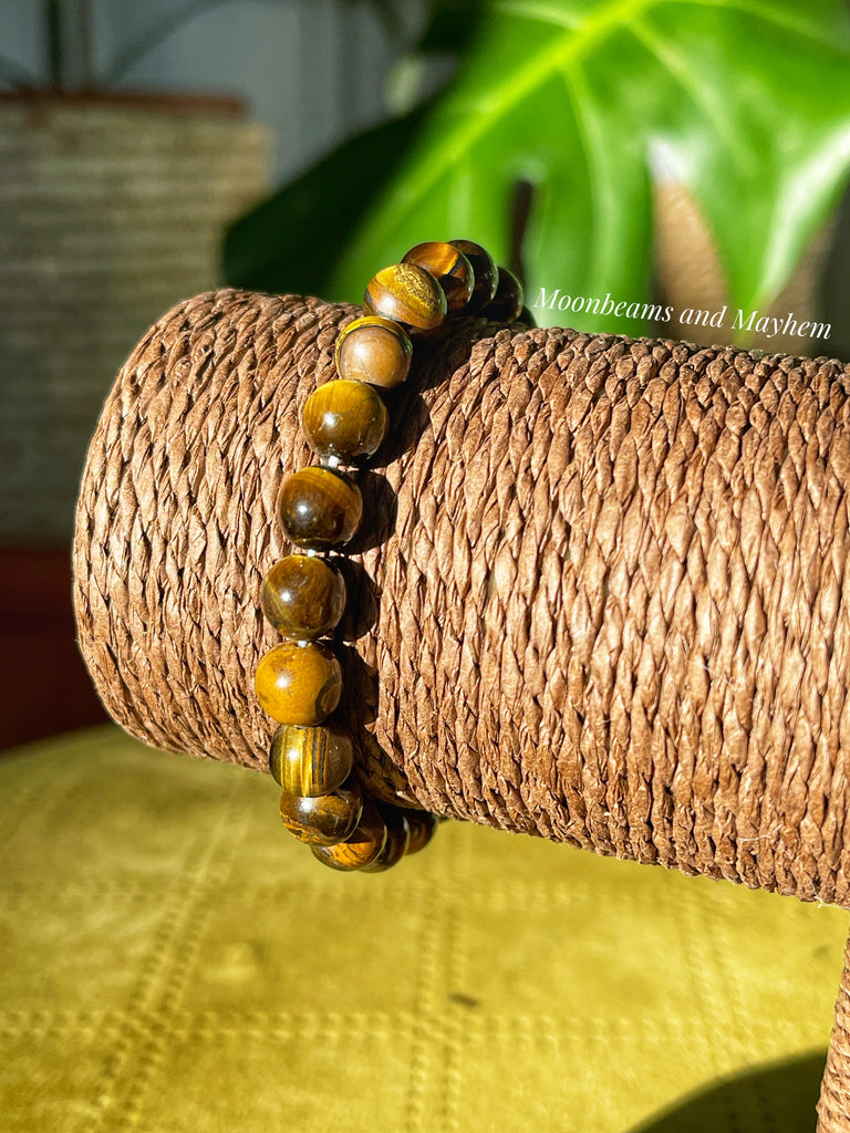 BEAUTIFUL TIGER EYE CRYSTAL POWER BRACELET - MoonbeamsandMayhem