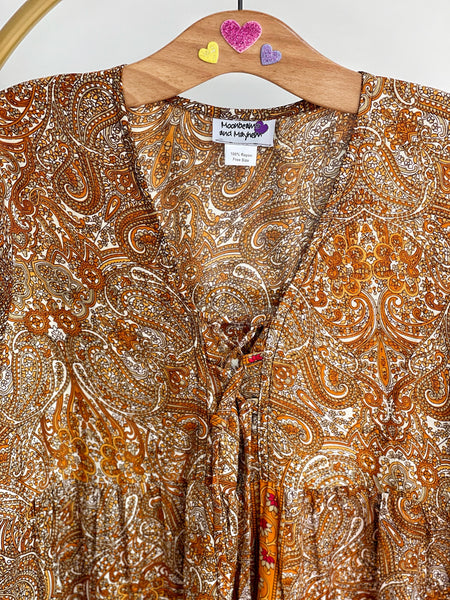 MOTHER EARTH PORTOBELLO ROAD DRESS / FREE SIZE (504) - MoonbeamsandMayhem