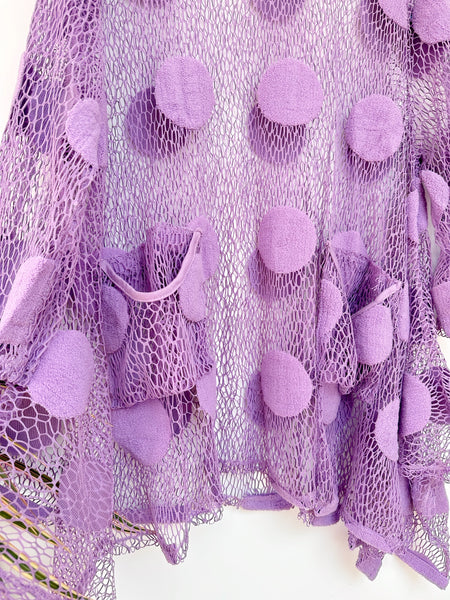 EFFORTLESS LOOSE WEAVE LAVENDER  PULLOVER XL/XXL - MoonbeamsandMayhem