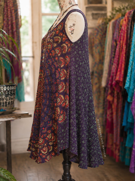 STARSHINE MYSTIC PLUM MANDALA DRESS