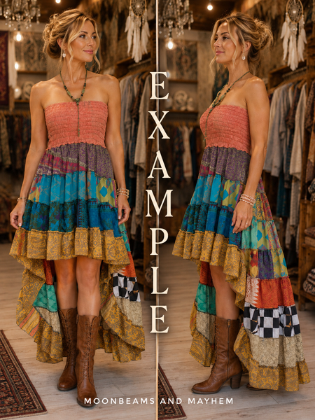 SHANGRI LA  RUFFLE SKIRT/DRESS (SR825)