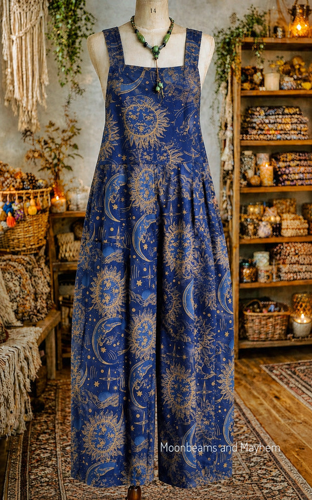 SOLAR SPIRIT DUNGAREES - COSMIC BLUE