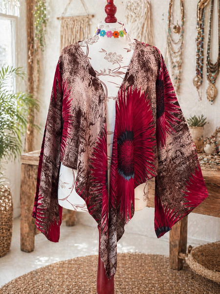 DREAMDRIFT BELL SLEEVE TOP/SHRUG - MoonbeamsandMayhem