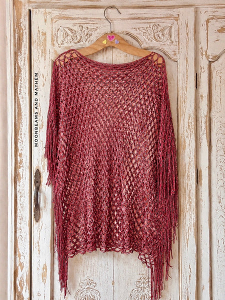 MULBERRY MOON SHIMMER PONCHO