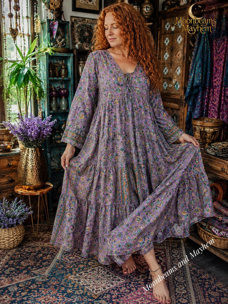 LAVENDER PORTOBELLO ROAD DRESS