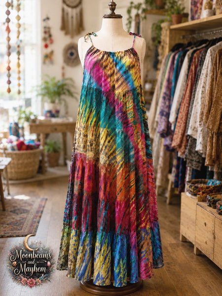 NEW MOON MAXI DRESS (OFNM17) - MoonbeamsandMayhem