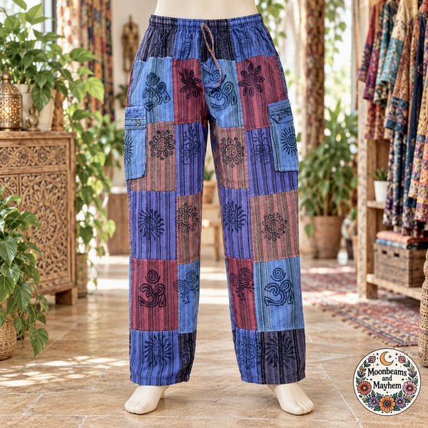 PURPLE MYSTIC PATCH CAMDEN TROUSERS