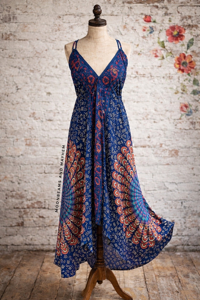 PERSIAN BLUE MANDALA DRESS  Moonbeams and Mayhem