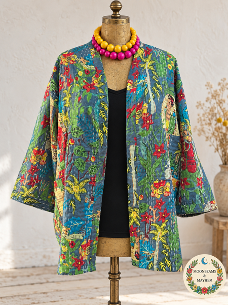 SAFFRON SOUL KANTHA JACKET (OF11)