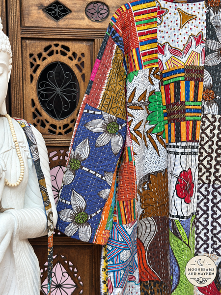 PATCHWORK SPIRIT KANTHA COAT - MED (OF142)