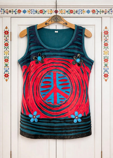 WOODSTOCK WAVES COTTON VEST (V726OF)