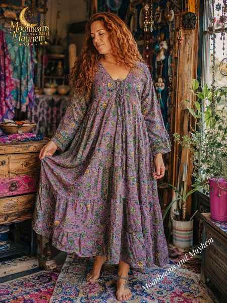 LAVENDER PORTOBELLO ROAD DRESS