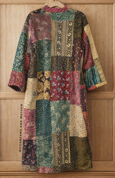 SAFFRON SOUL KIMONO/DUSTER COAT (OF756CL) - MoonbeamsandMayhem