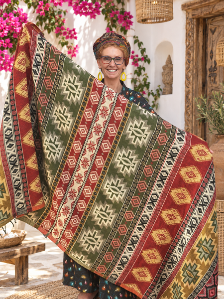 WILD SPIRIT BLANKET WRAP / SHAWL (BW15)
