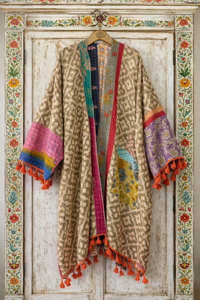 KANTHA GODDESS KIMONO | COAT (691OF)