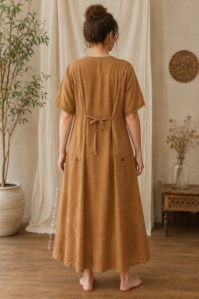 GOLDEN GLOW JULIETTE DRESS