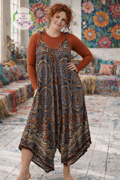 SOUL FLOW JUMPSUIT (REG / XXL) PRSF88 - MoonbeamsandMayhem