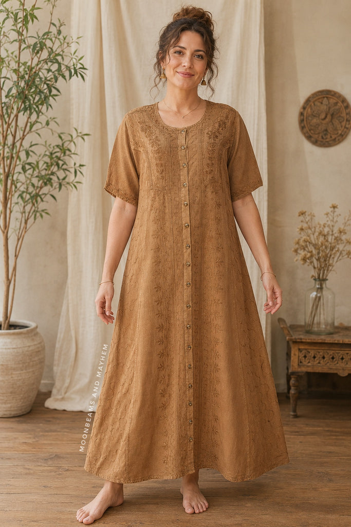 GOLDEN GLOW JULIETTE DRESS