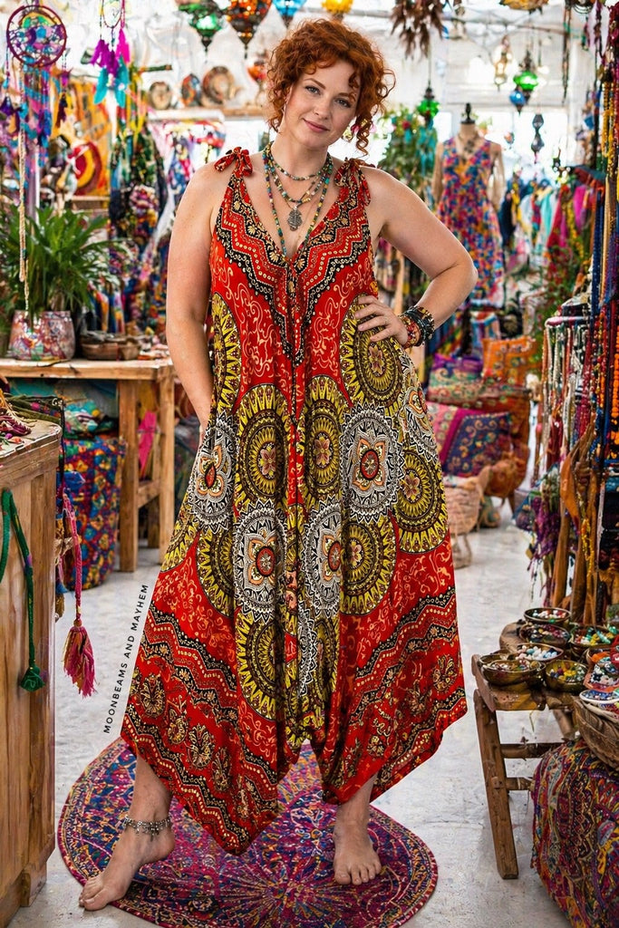 SOUL FLOW JUMPSUIT (REG / XXL) PRSF83 - MoonbeamsandMayhem