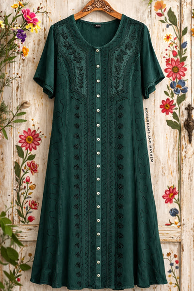 ORACLE GREEN JULIETTE DRESS (1749)