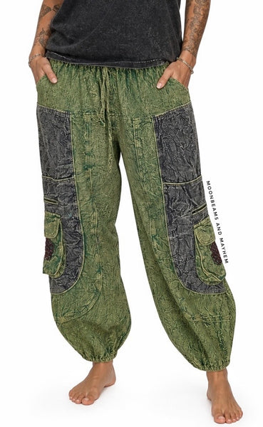 FOREST GREEN SOULPATH TROUSERS - MoonbeamsandMayhem