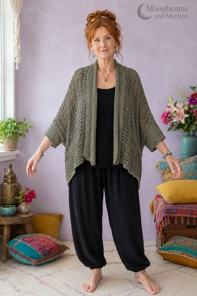 WILD FERN WATERFALL KIMONO
