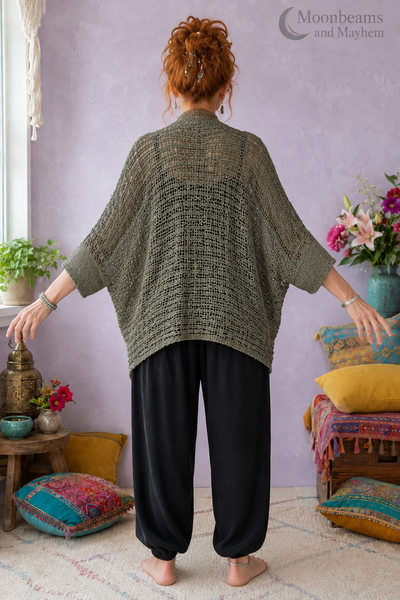 WILD FERN WATERFALL KIMONO