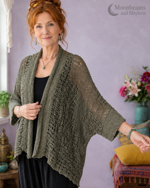 WILD FERN WATERFALL KIMONO