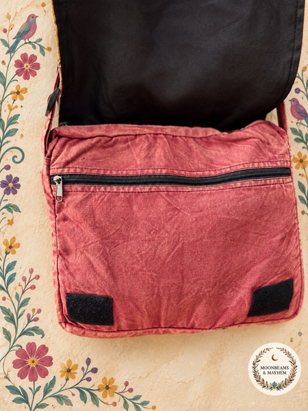 STITCHED GARDEN PATCHWORK SATCHEL