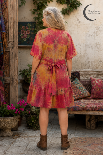 WILD HEART BUTTON - THROUGH TUNIC DRESS