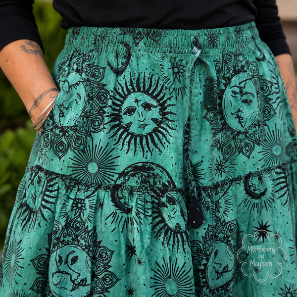 CELESTIAL FOREST MAXI SKIRT