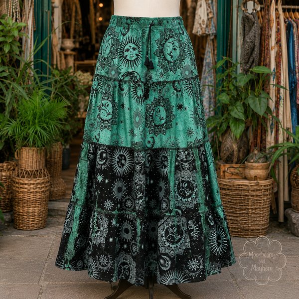 CELESTIAL FOREST MAXI SKIRT