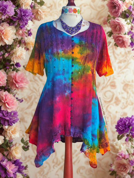 SPIRIT SONG BLOUSE - FIREFLY