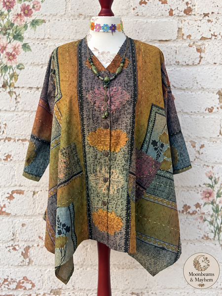 BOHEMIAN BAZAAR SHIRT (OF143)