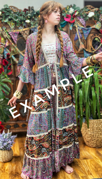 FLOWER MOON KIMONO MAXI LENGTH (OFFM32)