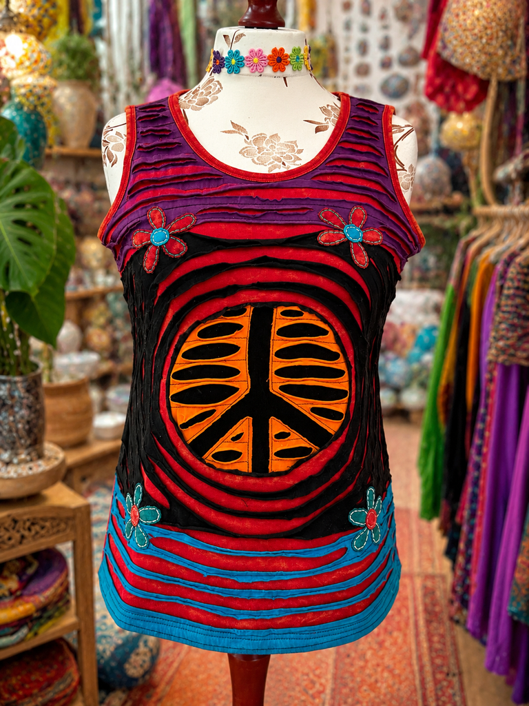 WOODSTOCK WAVES COTTON VEST (V728OF)