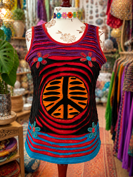 WOODSTOCK WAVES COTTON VEST (V728OF)