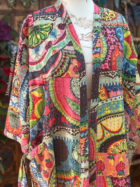 LONG SAFFRON SOUL KIMONO (OF734CL)
