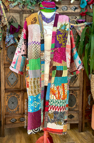 LONG SAFFRON SOUL KIMONO (OF744SL)