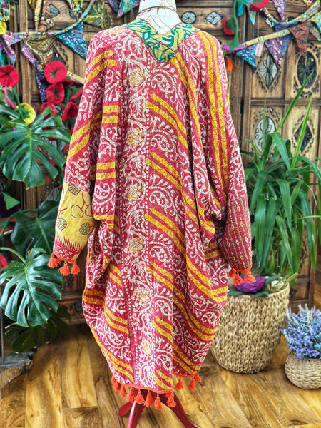 KANTHA GODDESS KIMONO | COAT (667OF)