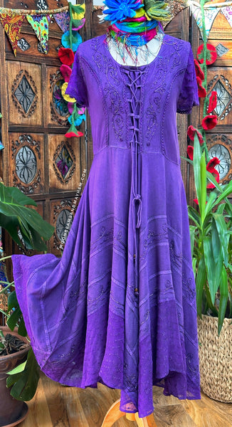 PURPLE MOONDANCE DRESS (UK 14/16)