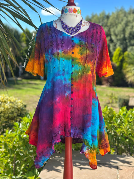 SPIRIT SONG BLOUSE - FIREFLY