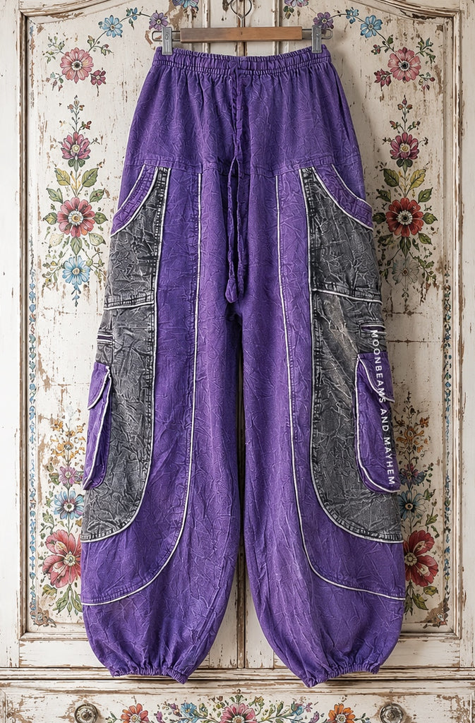PURPLE SOULPATH TROUSERS - MoonbeamsandMayhem