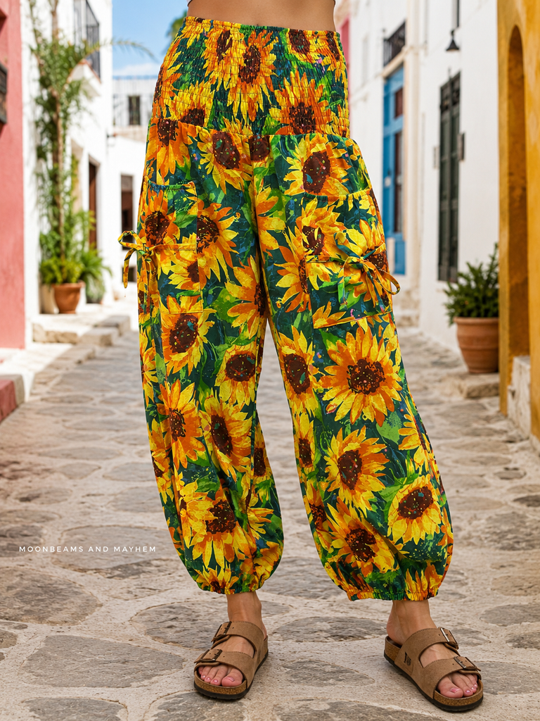 SUNFLOWER HAREM TROUSERS (F1.125.2)