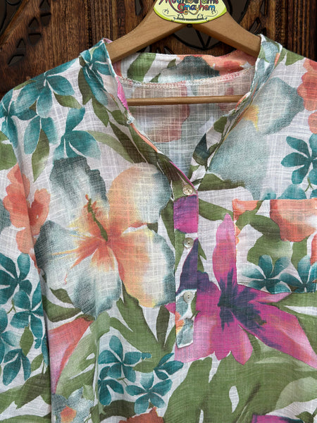 INTO THE TROPICS COTTON SHIRT (S/M)